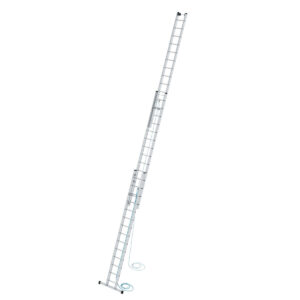 Günzburger Steigtechnik Sprossen-Seilzugleiter 3-teilig mit Standard-Traverse 3x14 Sprossen