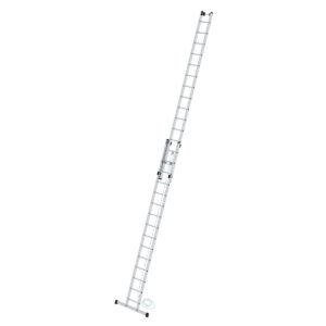 Günzburger Steigtechnik Sprossen-Seilzugleiter 2-teilig mit Standard-Traverse 2x15 Sprossen