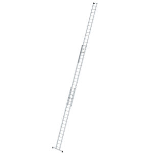 Günzburger Steigtechnik Sprossen-Seilzugleiter 3-teilig mit nivello®-Traverse 3x18 Sprossen