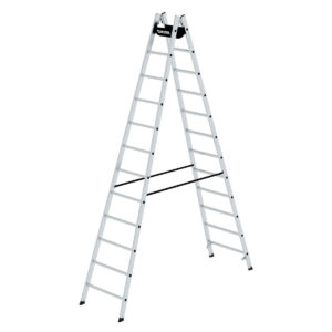 Günzburger Steigtechnik Sprossen-Stehleiter 2x12 Sprossen