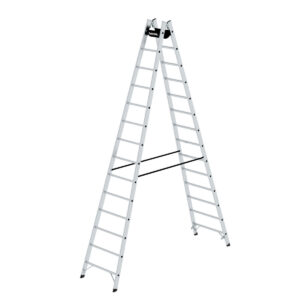 Günzburger Steigtechnik Sprossen-Stehleiter 2x14 Sprossen