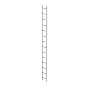 Günzburger Steigtechnik Schachtleiter Edelstahl V4A 300mm Lichte Weite 14 Sprossen