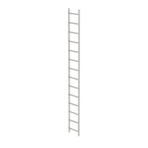 Günzburger Steigtechnik Schachtleiter Edelstahl V4A 400mm Lichte Weite 14 Sprossen