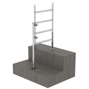 Günzburger Steigtechnik Rahmenverlängerung anklemmbar Verstellbereich max. 400 mm