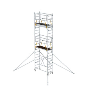Günzburger Steigtechnik Klappgerüst SG 0,75 x 1,80 m mit Ausleger Plattformhöhe 5,16 m
