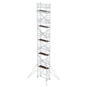 Günzburger Steigtechnik Klappgerüst 0,75 x 1,80 m mit Ausleger Plattformhöhe 9,92 m