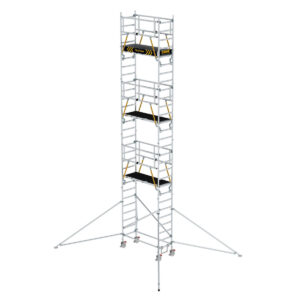 Günzburger Steigtechnik FlexxTower SGX ergo mit vorlaufendem Geländer Plattformhöhe 7,55 m