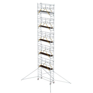 Günzburger Steigtechnik Rollgerüst SG 0,75 x 2,45 m mit Ausleger Plattformhöhe 10,35 m