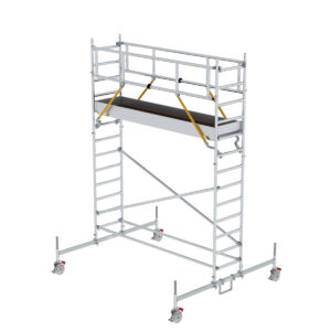 Günzburger Steigtechnik Rollgerüst SG 0,75 x 3,0 m mit Fahrbalken Plattformhöhe 3,26 m