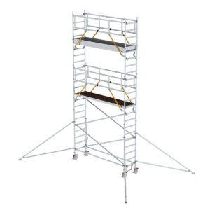Günzburger Steigtechnik Rollgerüst SG 0,75 x 3,0 m mit Ausleger Plattformhöhe 5,59 m