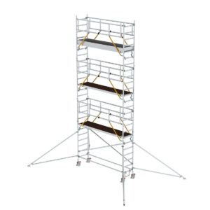 Günzburger Steigtechnik Rollgerüst SG 0,75 x 3,0 m mit Ausleger Plattformhöhe 6,43 m