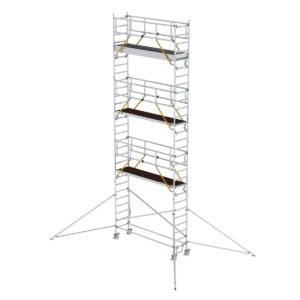 Günzburger Steigtechnik Rollgerüst SG 0,75 x 3,0 m mit Ausleger Plattformhöhe 7,55 m