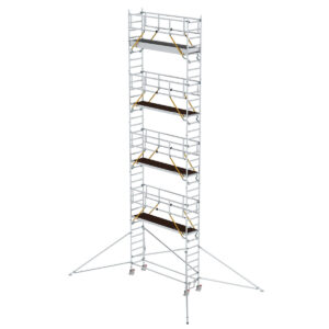Günzburger Steigtechnik Rollgerüst SG 0,75 x 3,0 m mit Ausleger Plattformhöhe 9,51 m