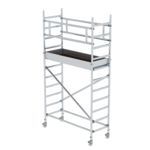 Günzburger Steigtechnik ML Standard-Rollgerüst 0,75 x 1,80 m Plattformhöhe 2,10 m