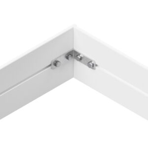 Hymer Eckverbinder für Fußleisten, Edelstahl/Alu