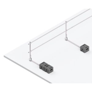 Hymer HYGHTS Geländersystem, Flex, EN 13374 A mit langem Ausleger, 30 Laufmeter