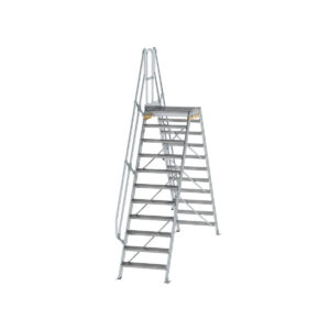 Günzburger Steigtechnik Überstieg 60° Stufenbreite 800 mm 11 Stufen