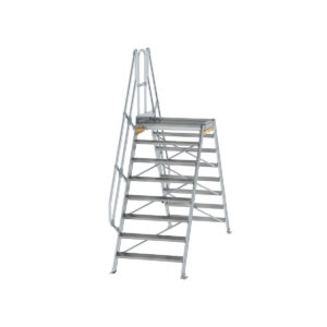 Günzburger Steigtechnik Überstieg 60° Stufenbreite 1000 mm 8 Stufen