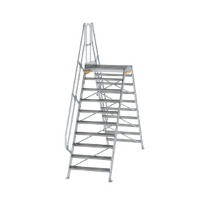 Günzburger Steigtechnik Überstieg 60° Stufenbreite 1000 mm 10 Stufen