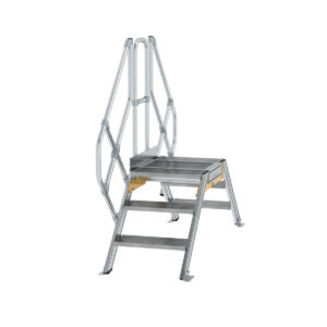 Günzburger Steigtechnik Überstieg 45° Stufenbreite 600 mm 3 Stufen