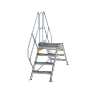 Günzburger Steigtechnik Überstieg 45° Stufenbreite 600 mm 4 Stufen