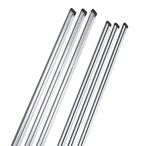 Hailo Professional Rückenschutz-Senkrechtstab, Alu-natur L=3080 mm