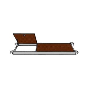 Hymer Bühne mit Durchstiegsklappe 1,58x0,61 m Länge 1