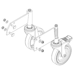 Günzburger Steigtechnik Rollensatz inkl. Montagesatz