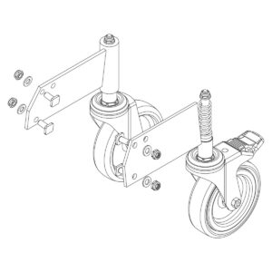 Günzburger Steigtechnik Rollensatz inkl. Montagesatz