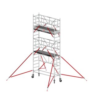 Altrex RS TOWER 51-S - Aluminium Fahrgerüst 0.75 x 2.45  Fiber-Deck®-Plattformen, Arbeitshöhe bis 6,2 m