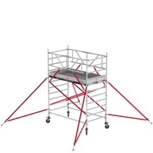 Altrex RS TOWER 52(Safe-Quick® + Streben) fahrgerüst breit, 1.35 x 2.45 m Fiber-Deck®-Plattformen, Arbeitshöhe bis 4,2 m
