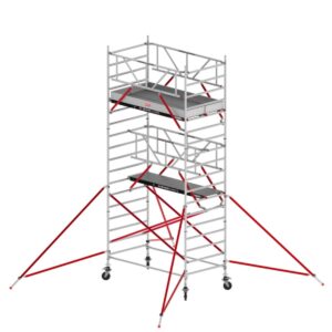 Altrex RS TOWER 52(Safe-Quick® + Streben) fahrgerüst breit, 1.35 x 2.45 m Fiber-Deck®-Plattformen, Arbeitshöhe bis 6,2 m