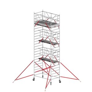Altrex RS TOWER 52(Safe-Quick® + Streben) fahrgerüst breit, 1.35 x 2.45 m Holz-Plattformen, Arbeitshöhe bis 8,20m