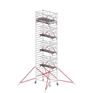 Altrex RS TOWER 52(Safe-Quick® + Streben) fahrgerüst breit, 1.35 x 2.45 m Holz-Plattformen, Arbeitshöhe bis 10,20m
