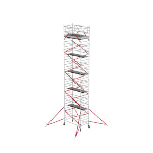 Altrex RS TOWER 52 fahrgerüst breit, 1.35x1.85 m Holz Plattformen, Arbeitshöhe bis 12,2m