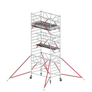 Altrex RS TOWER 52-S(Safe-Quick®) fahrgerüst breit, 1.35 x 2.45 m  Holz-Plattformen, Arbeitshöhe bis 7,2m