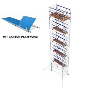 ASC Group AGS Rollgerüst 135x190x10,3ph carbon - zweiseitig