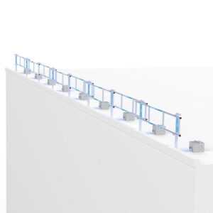 ASC Group SGS Slim - Dachrandsicherung für Flachdach Komplettset 24m