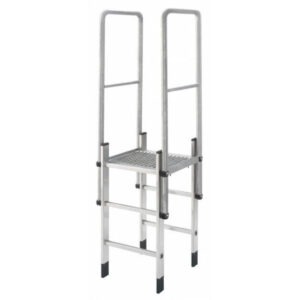 Hailo Professional Attika-Überstieg aus Edelstahl für Holm 40x20 mm T=1000 mm