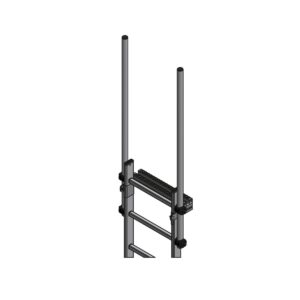 Hailo Professional Ausstiegsholmbügel für Holm 40x20 mm, Edelstahl 1.4301 Gerade