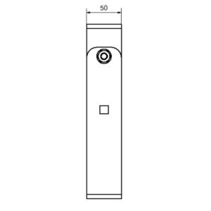 Hailo Professional H-8 Seilanschlag unten am Bauwerk, STFVZ