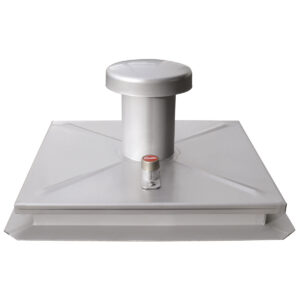 Hailo Professional HS1 Schachtabdeckung aus Edelstahl Mit Entlüftung und Isolierung 600x600