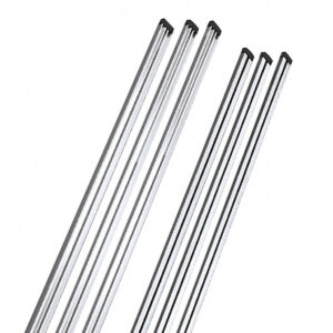 Hailo Professional Rückenschutz-Senkrechtstäbe - Stahl verzinkt Länge 2800 mm