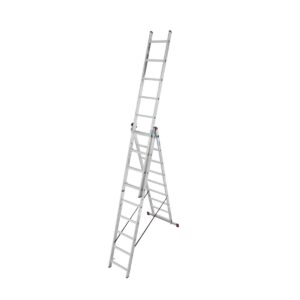 Krause CORDA Alu VielzweckLeiter Treppengängig 3x9 Sprossen