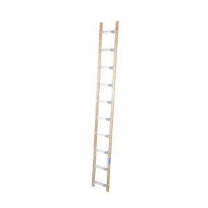 Krause Dachleiter Aluminium-Holz 10 Sprossen