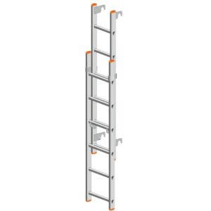 Layher Leiter für Staro Rollbock 2x6 Sprossen