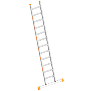 Layher Stufenanlegeleiter TOPIC - schwer belastbar 12 Stufen