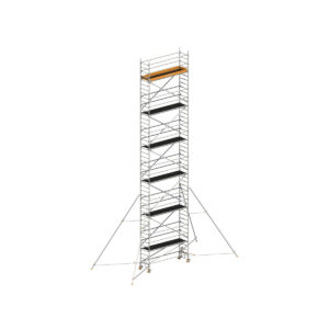 Layher UNI Standard P2 Fahrgerüst mit 5m Gerüststützen Gerüsthöhe 12,43 m