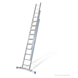 MAUDERER BAVARIA Schiebeleiter 925 3-teilig 3x7 mit klappbarer Traverse
