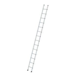 Günzburger Steigtechnik Sprossen-Anlegeleiter 350mm breit ohne Traverse 14 Sprossen